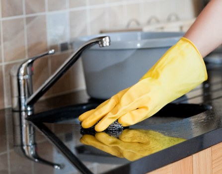 Professional oven cleaning service in a Wimbledon home kitchen