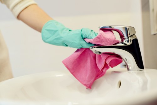 Office cleaning service for Wimbledon businesses in a modern workspace