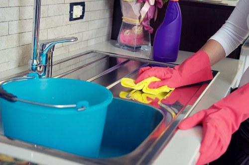 Professional home cleaning service for a Wimbledon property