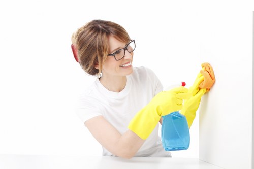 Review process for an oven cleaning complaint with notes and records